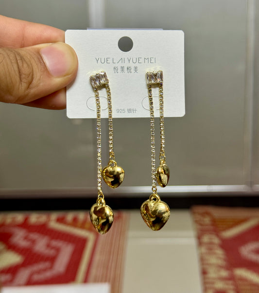 Heart Felt Long Stylish Earring