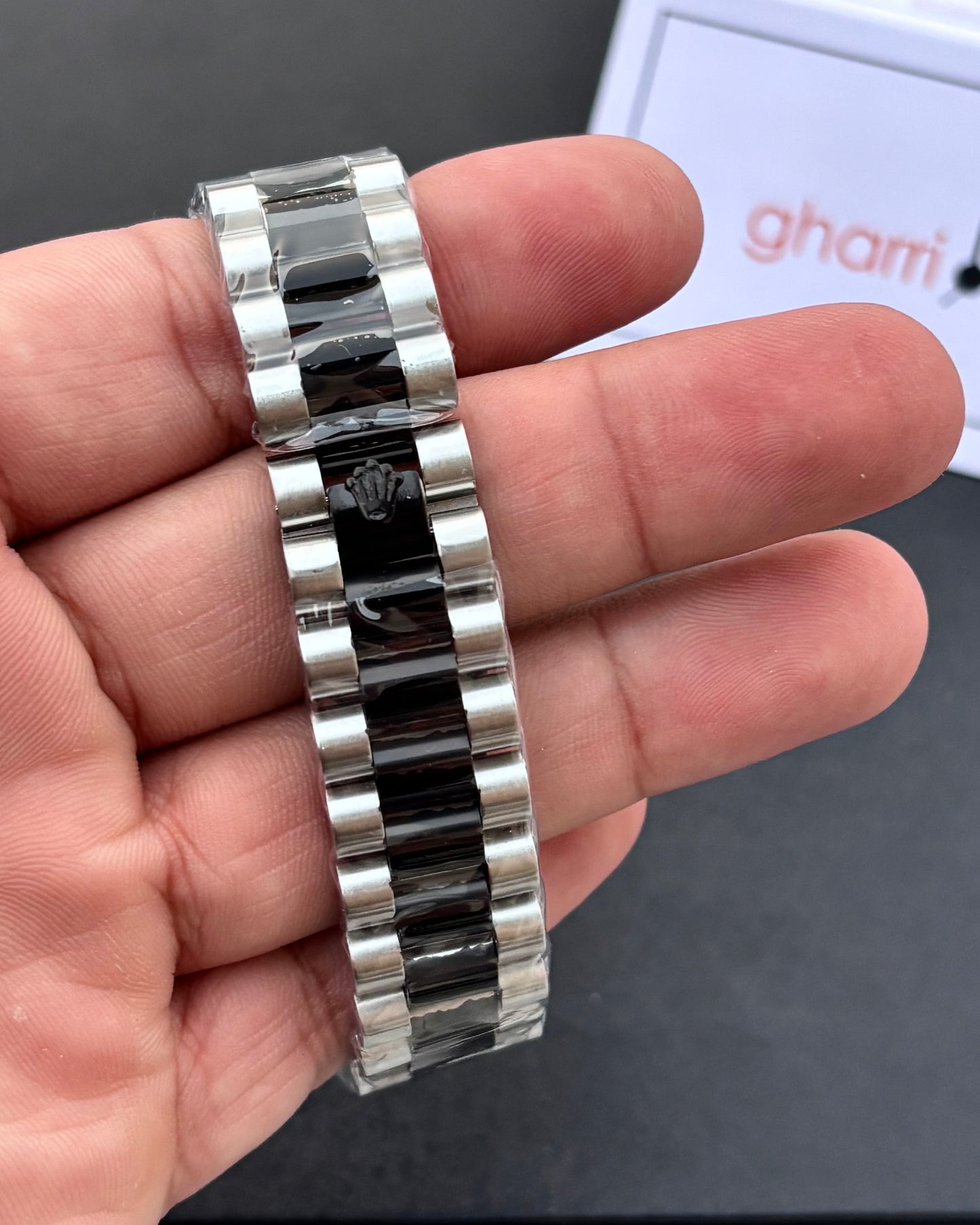 Luxury Oyster Edition - RLX Series - Heavy & Composed Chain - Crystal Finish