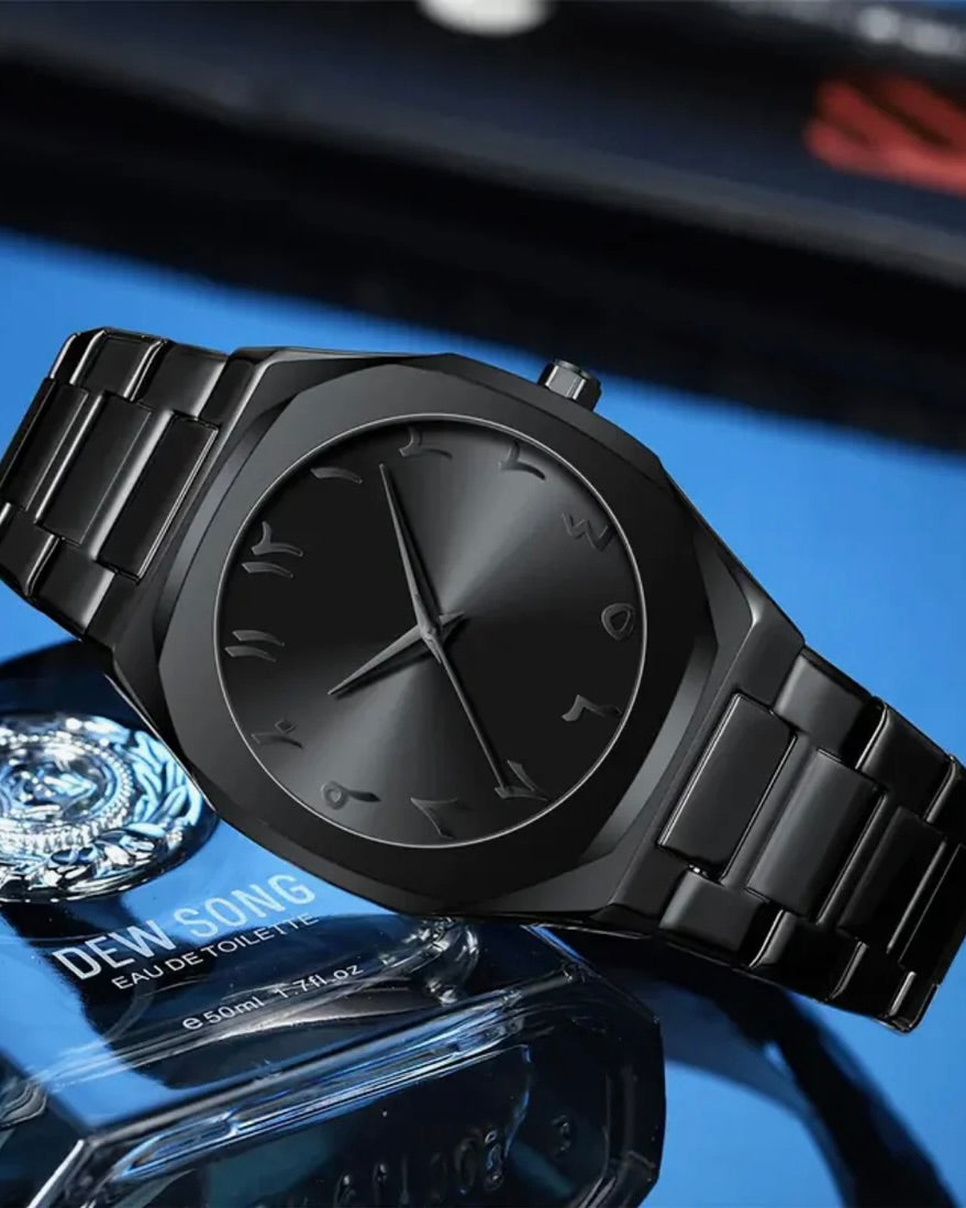 Arabic Edition Black Aura - Ultra High Quality Stainless Steel Heavy Weight Edition (+150gm)