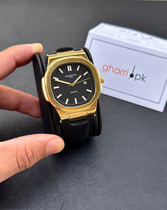 Premium MARTYN Master Lock Edition - Metal Body - High Grade Leather straps