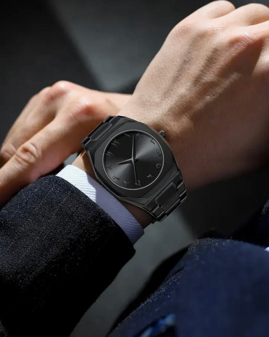 Arabic Edition Black Aura - Ultra High Quality Stainless Steel Heavy Weight Edition (+150gm)