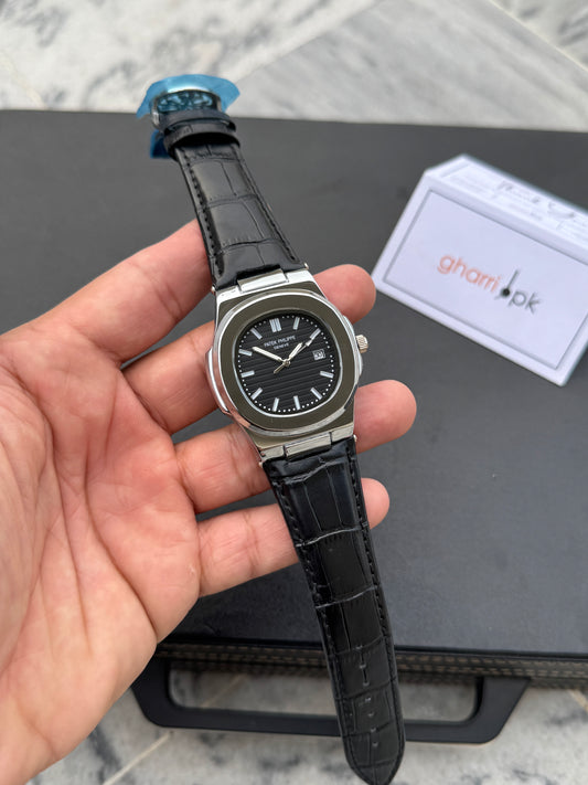 Patek phillipe- High Grade Leather Strap - Ultra Premium Finish
