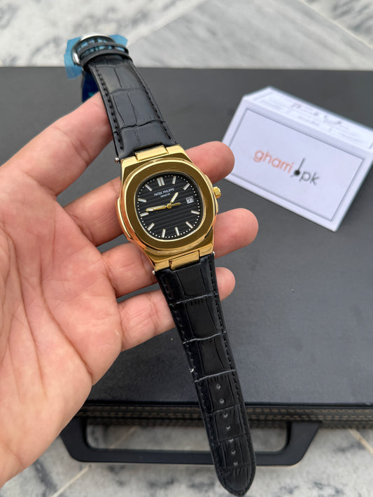 Patek phillipe- High Grade Leather Strap - Ultra Premium Finish