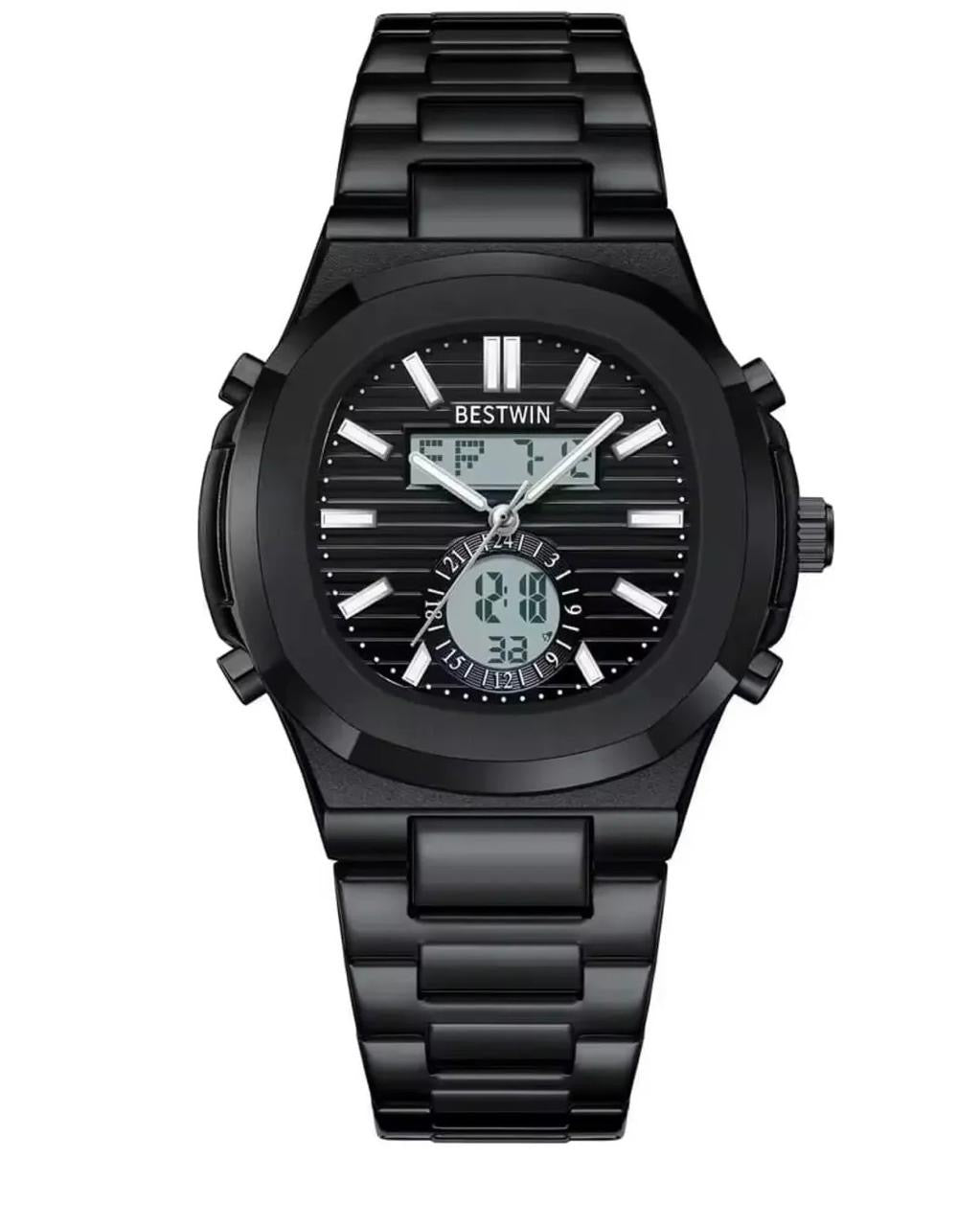 Original BESTWIN - Elyron Series - High Grade Heavy Weight Series - Mineral glass - Dual time