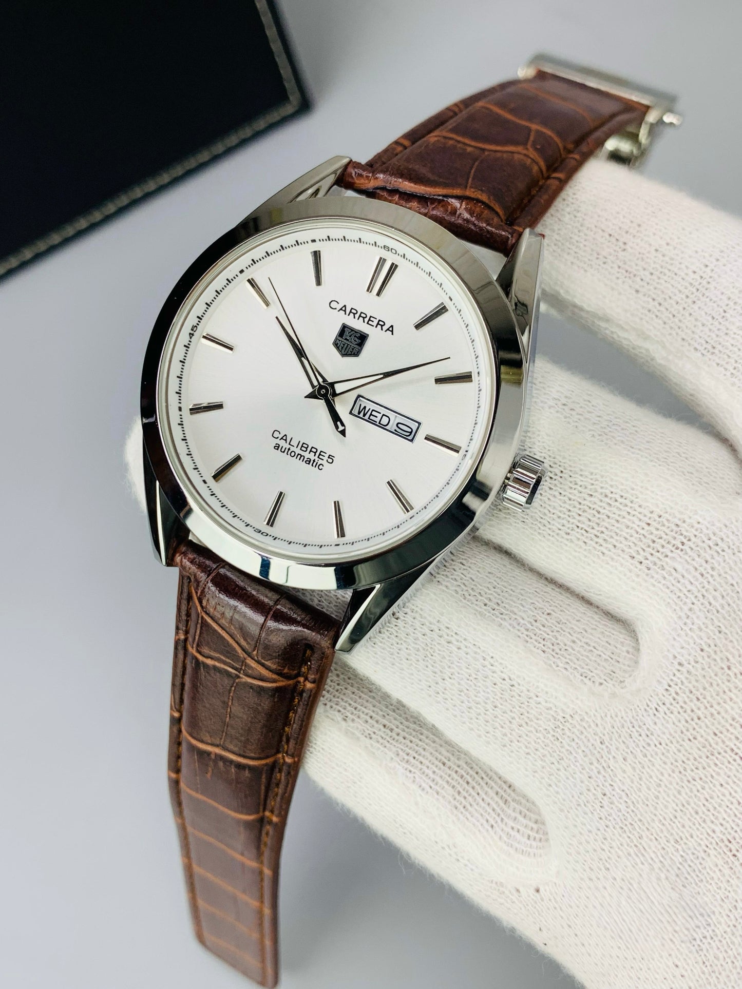 Premium Tag heuer Carrera Master Lock Edition - Metal Body - High Grade Leather straps