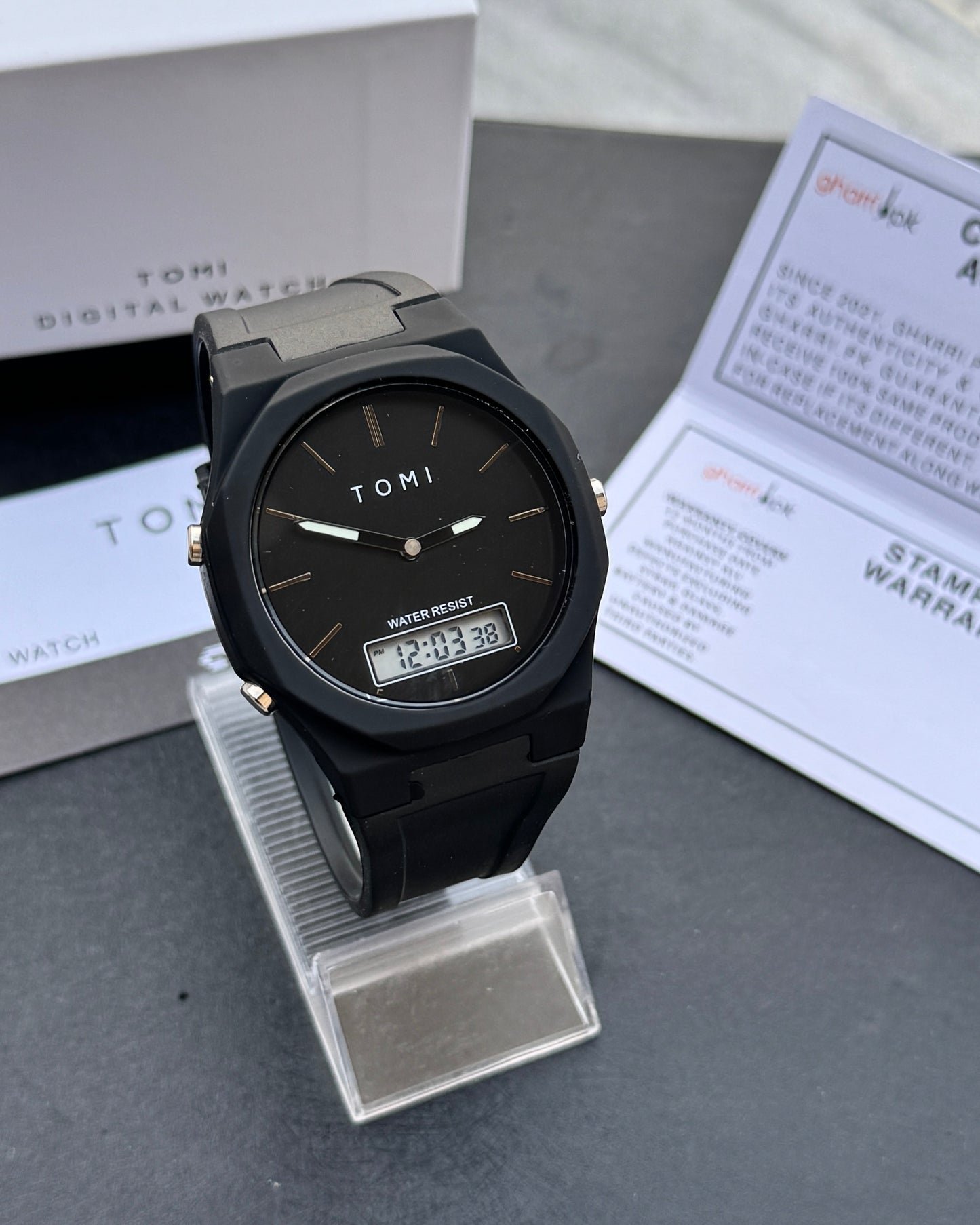 Pro 1.0 Edition - Latest TOMI Dual Time Model - Water Resistant Durable & Comfortable Straps