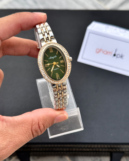 Oval Elegance 1.0 - Crystal Finish - Signature Edition - With Free Gift Packaging