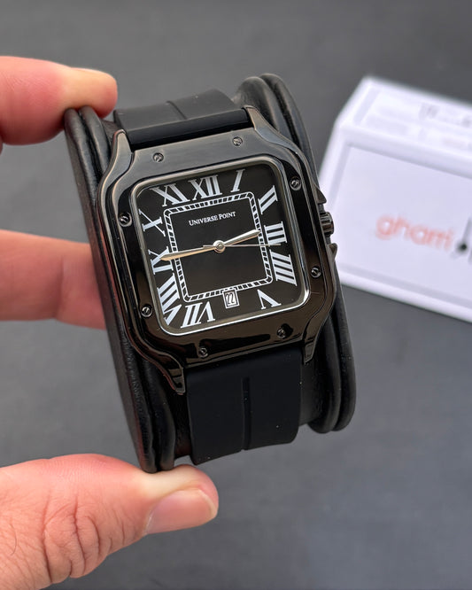 Retro Roman - With Date- Limited Edition Magnet Strap series - High Quality Ultra Comfortable Straps & Finish