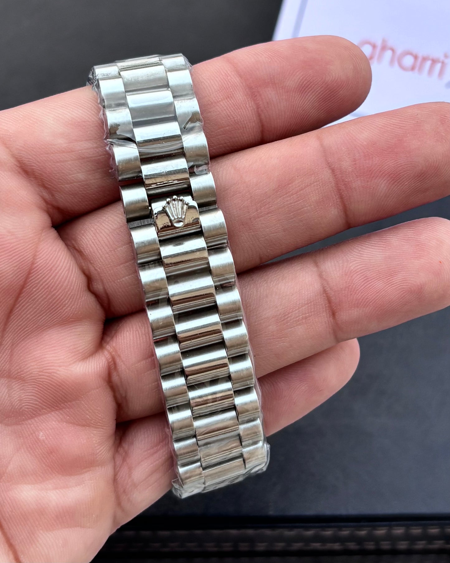 Luxury Oyster Edition - RLX Series - Heavy & Composed Chain - Crystal Finish