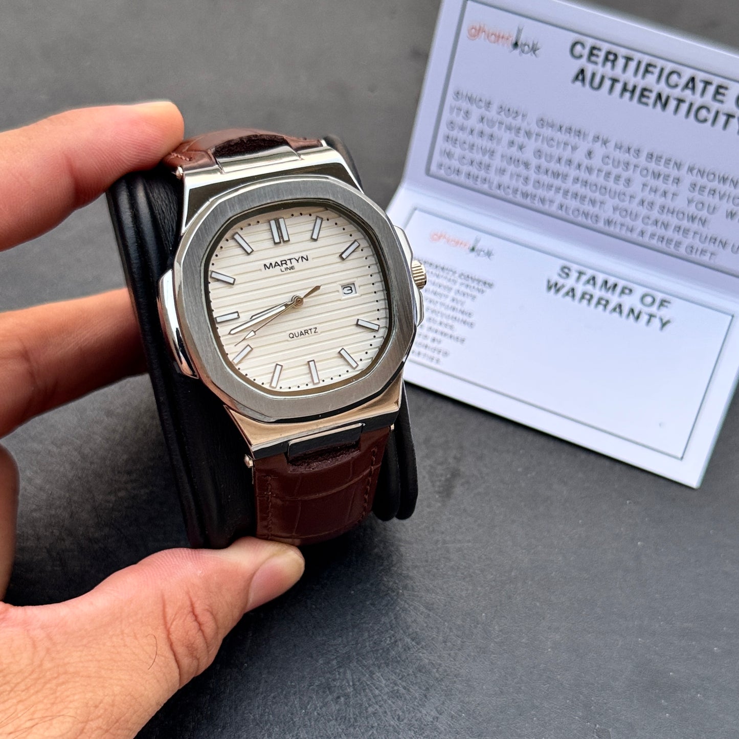 Premium MARTYN Master Lock Edition - Metal Body - High Grade Leather straps