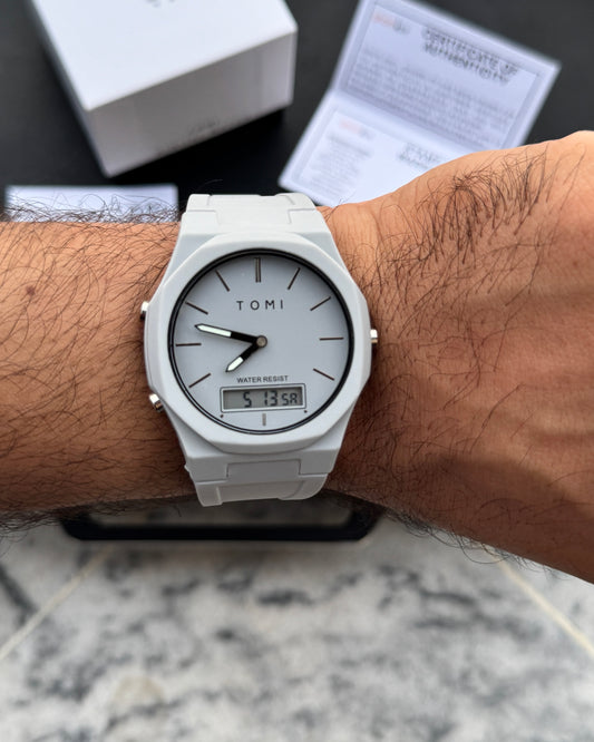 Pro 1.0 Edition - Latest TOMI Dual Time Model - Water Resistant Durable & Comfortable Straps