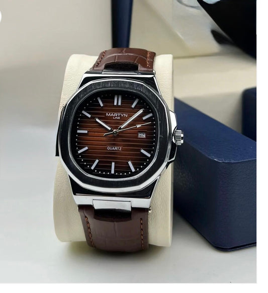 Premium MARTYN Master Lock Edition - Metal Body - High Grade Leather straps