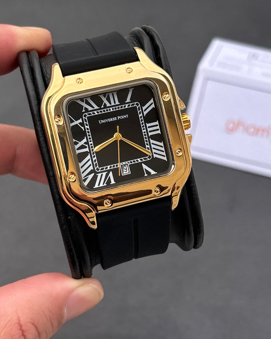 Retro Roman - With Date- Limited Edition Magnet Strap series - High Quality Ultra Comfortable Straps & Finish