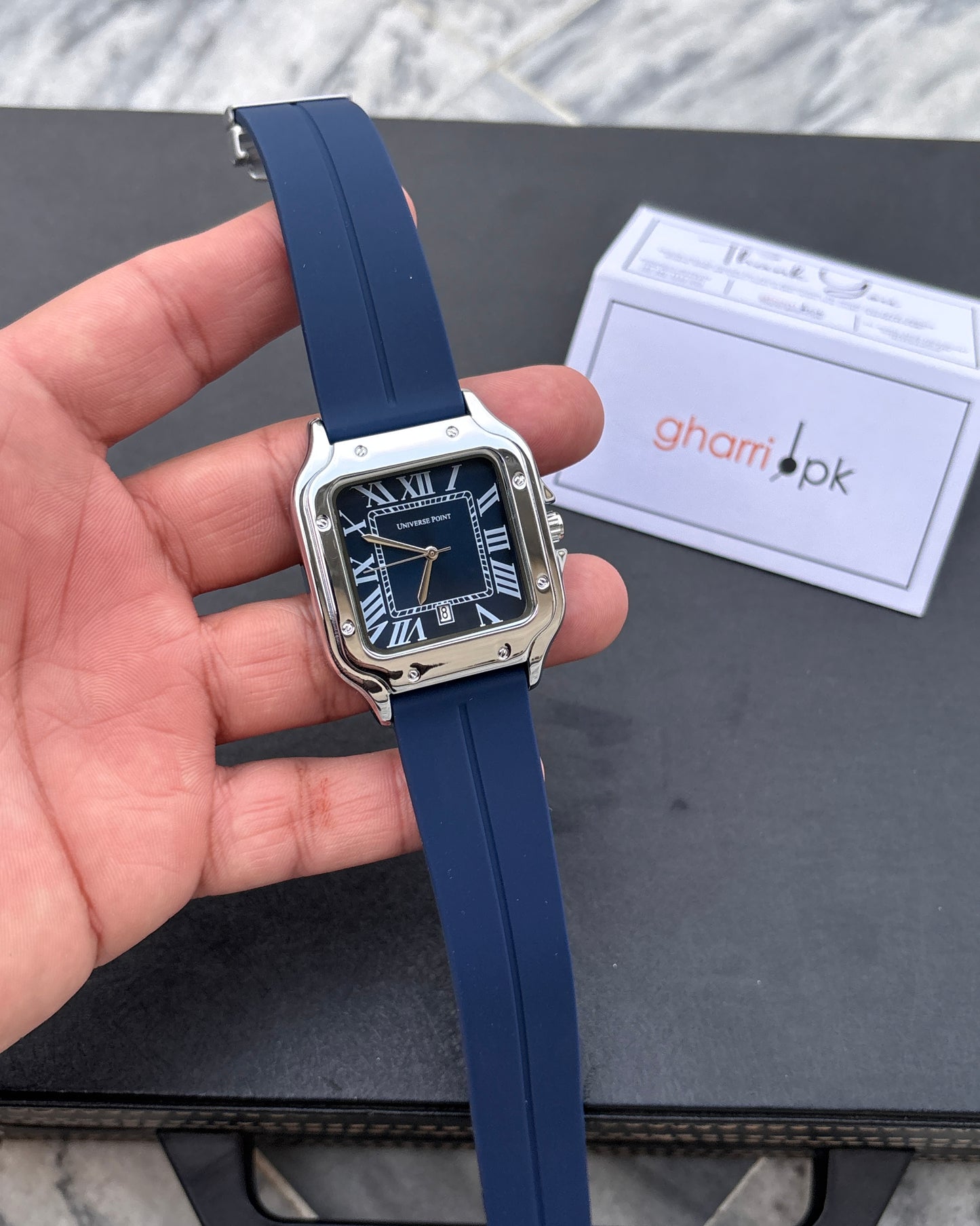 Retro Roman - With Date- Limited Edition Magnet Strap series - High Quality Ultra Comfortable Straps & Finish