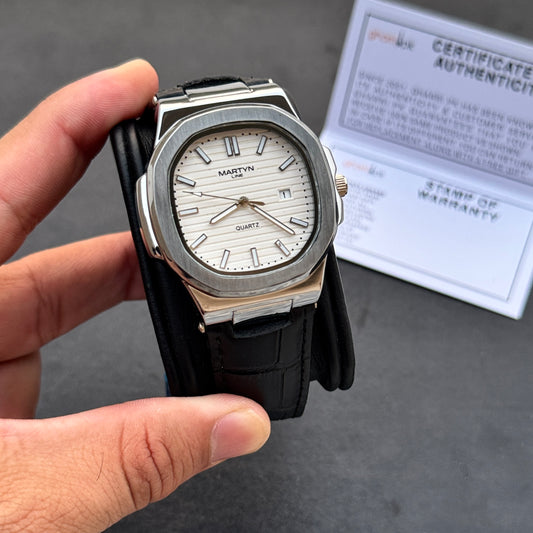 Premium MARTYN Master Lock Edition - Metal Body - High Grade Leather straps