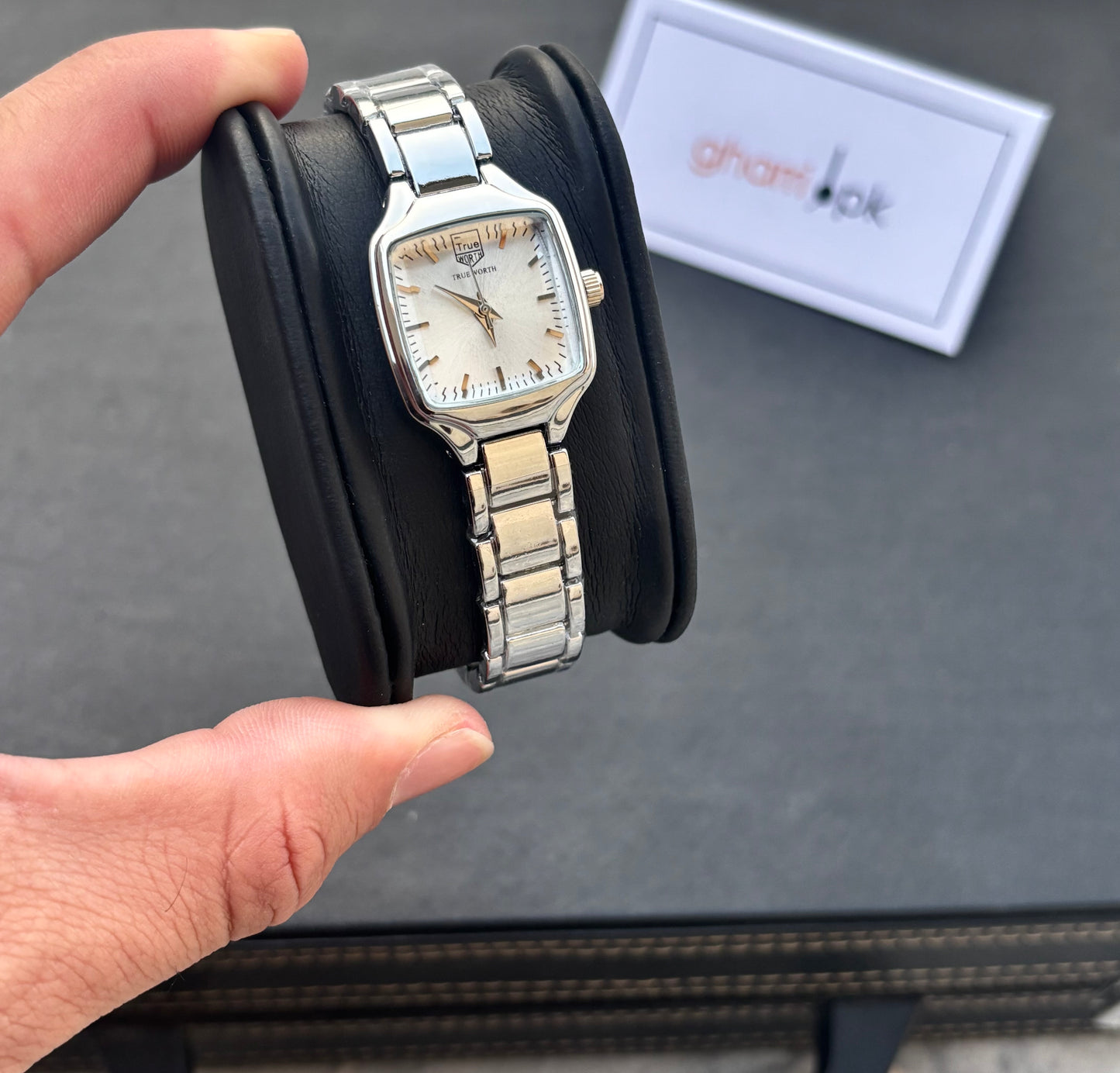 SquareAura - Original True Worth - Elegant & Premium - With Free Mystery Jewelry Box