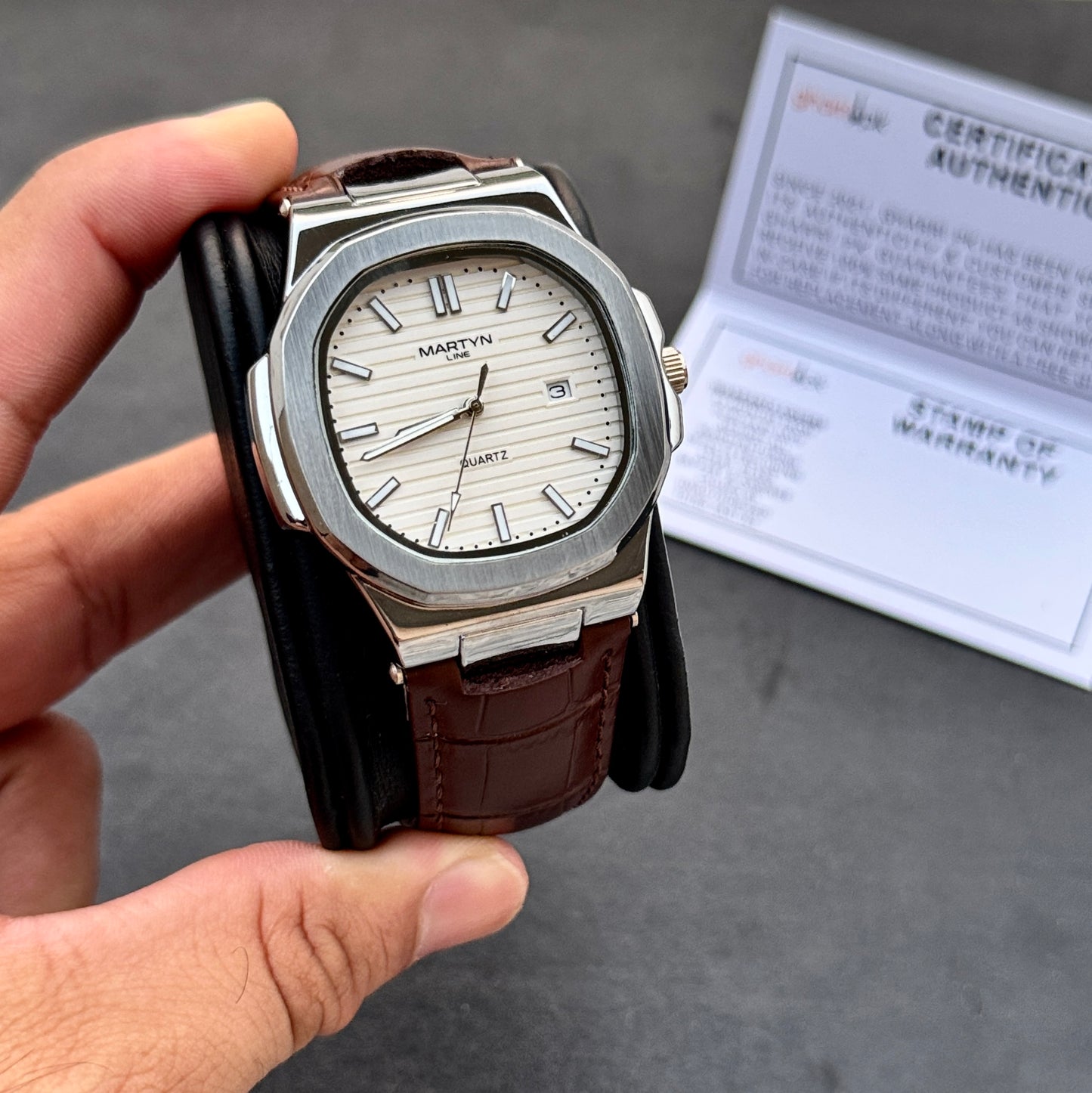 Premium MARTYN Master Lock Edition - Metal Body - High Grade Leather straps