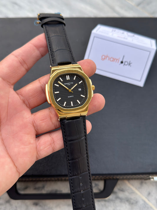 Premium MARTYN Master Lock Edition - Metal Body - High Grade Leather straps