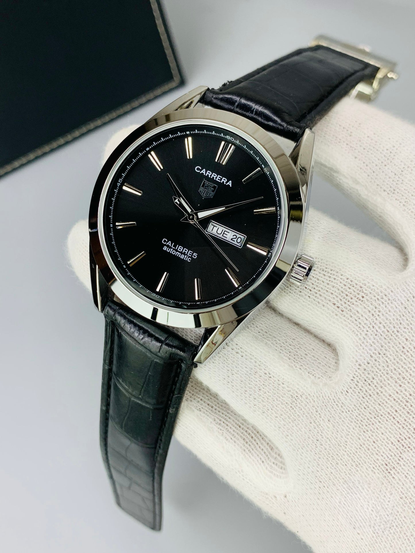 Premium Tag heuer Carrera Master Lock Edition - Metal Body - High Grade Leather straps