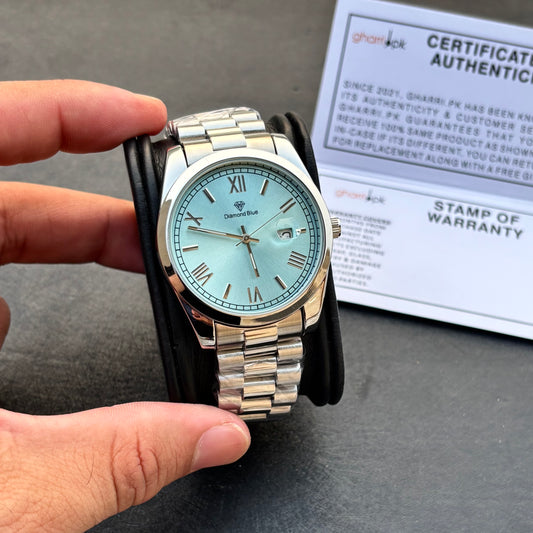 Premium Grade Quality - Business Class Series 2.0 - Solid Chain & Lock - Original Diamond Blue