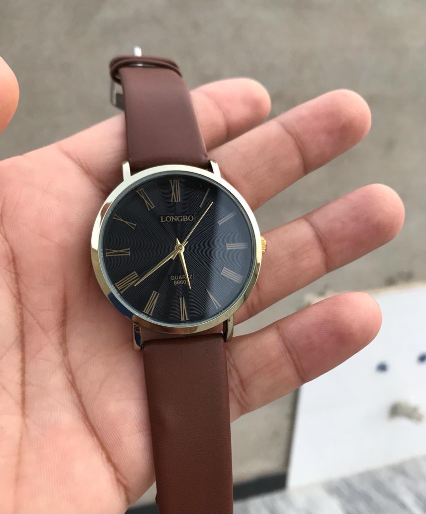Minimalistic LONGBO Series - Crystal Finish Dial - 2025016