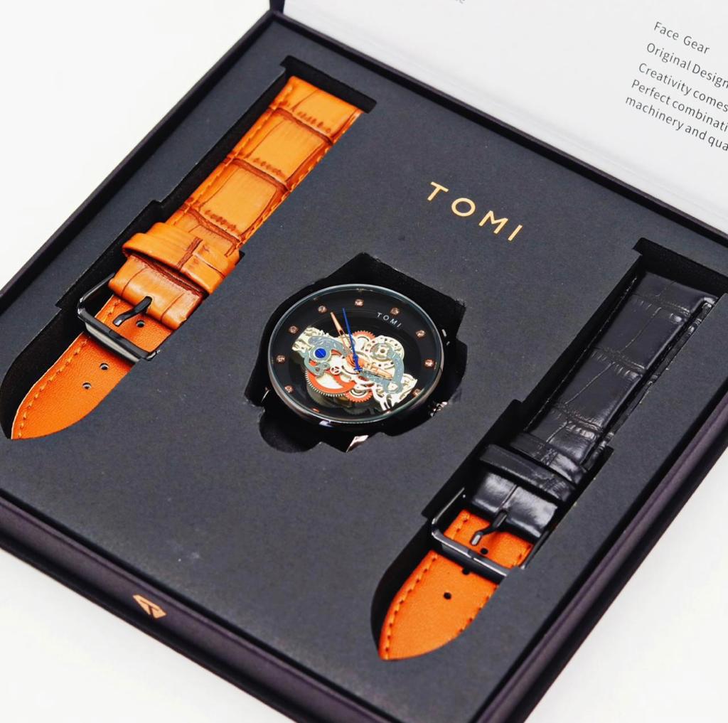 TOMI FaceGear - BLACK Skeleton Edition - Dual Strap