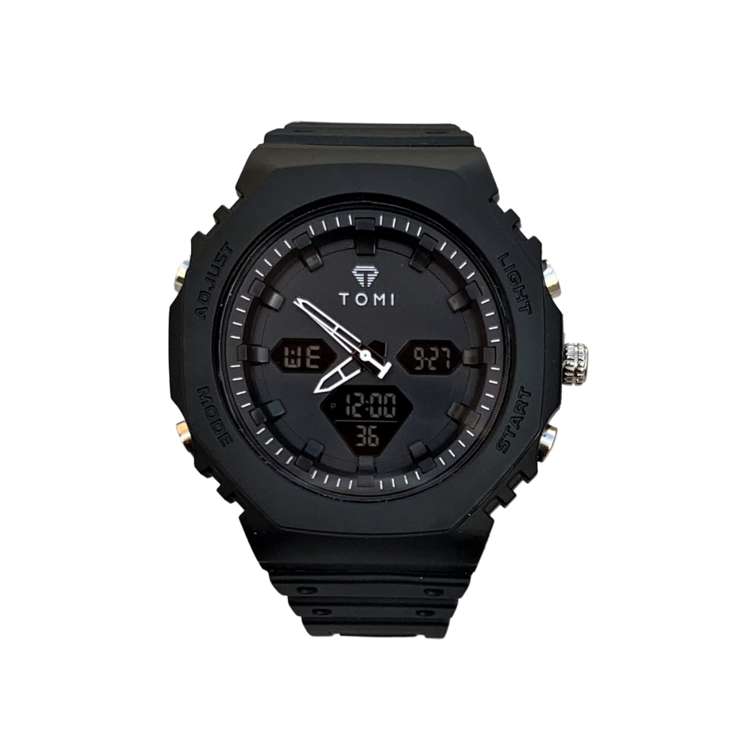 Rugged Edition - TOMI Dual Time Flagship Model - Water Resistant Durable & Comfortable Straps