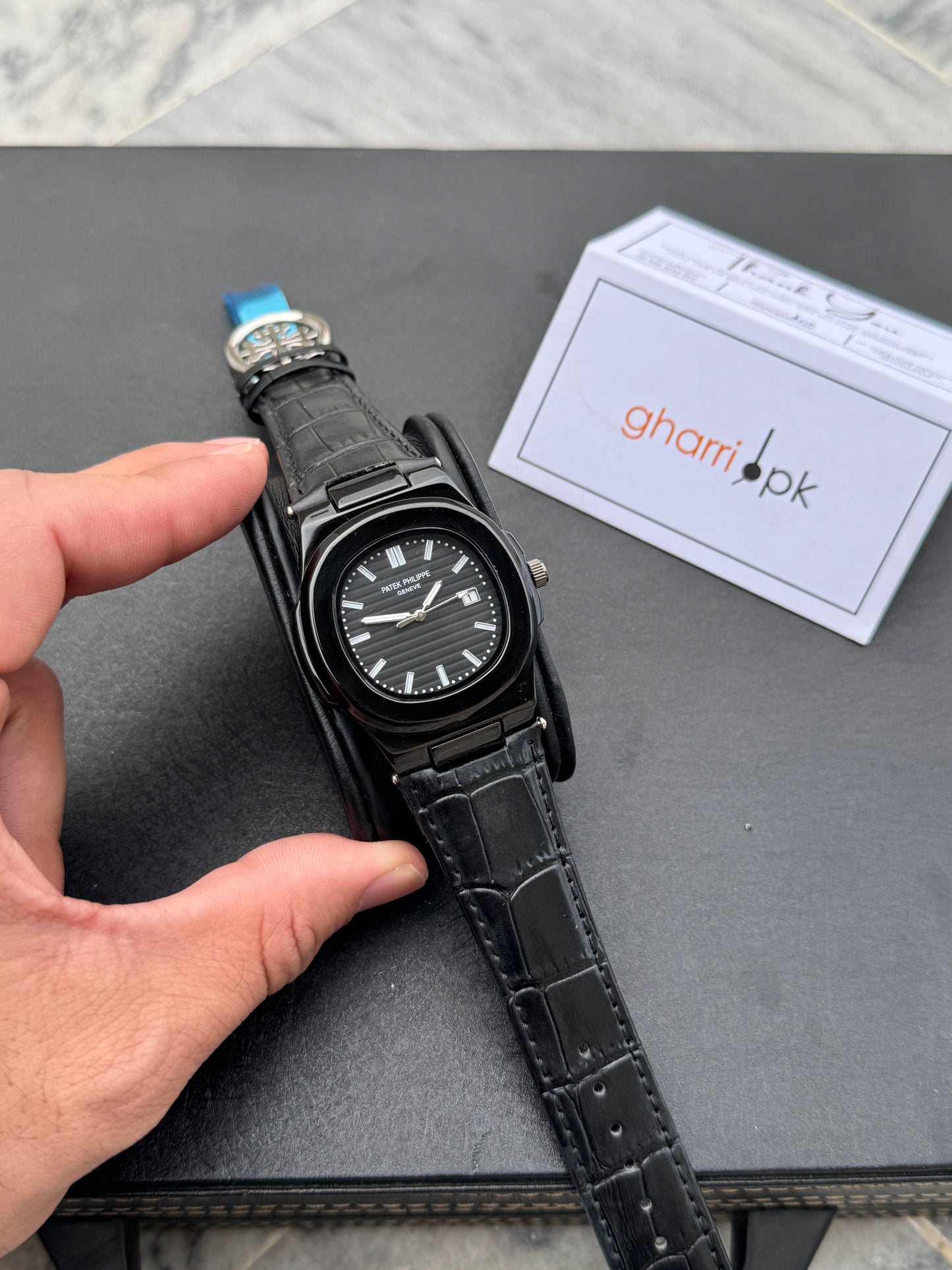 Patek phillipe- High Grade Leather Strap - Ultra Premium Finish
