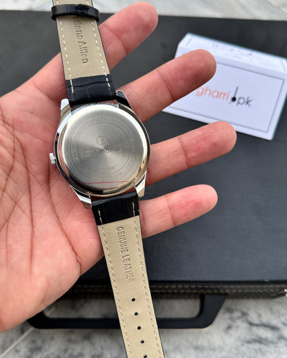Premium Cristiano Aillen- Metal Body - High Grade Leather straps