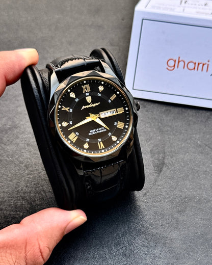 Poedagar OctaPrime series - High Grade Leather Strap - Ultra Premium Finish