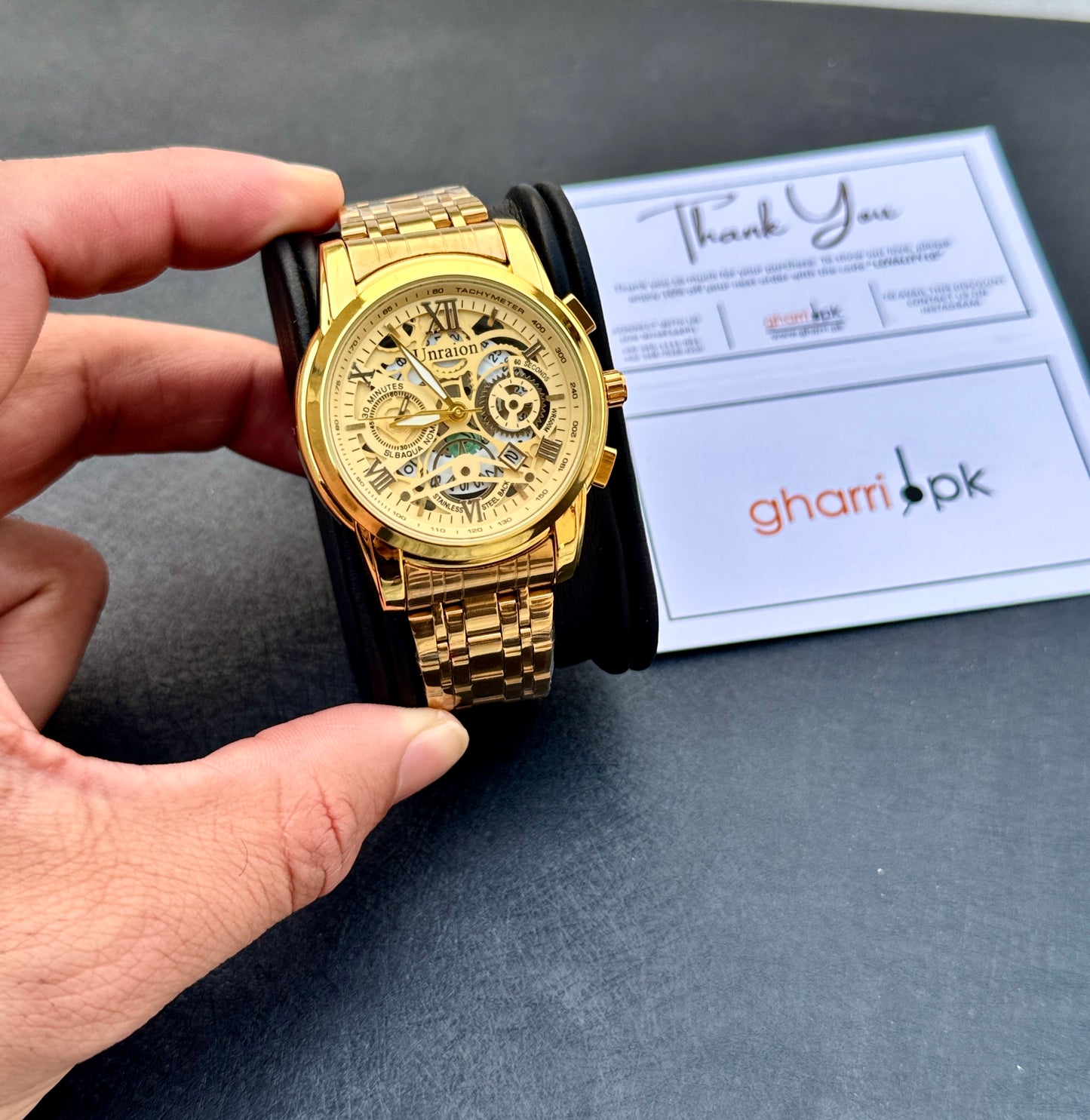 Unraion - Master Edition - Crystal Finish - Durable Chain & Lock