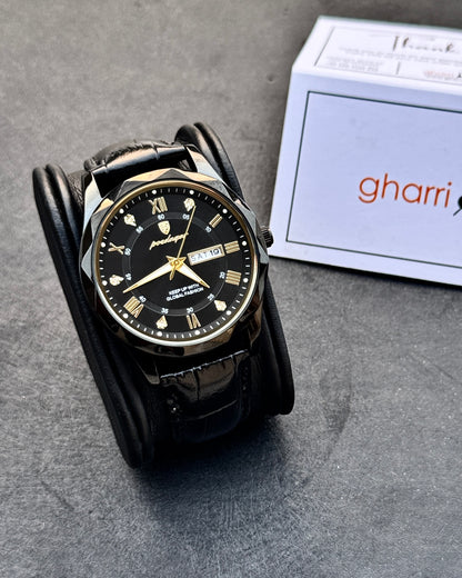 Poedagar OctaPrime series - High Grade Leather Strap - Ultra Premium Finish