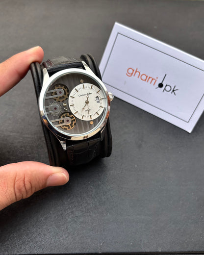 Premium Cristiano Aillen- Metal Body - High Grade Leather straps