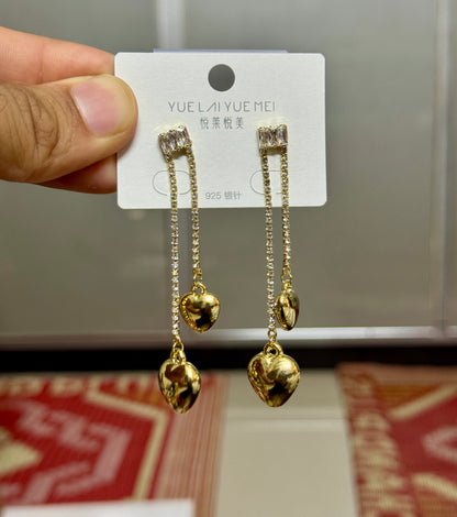 Heart Felt Long Stylish Earring