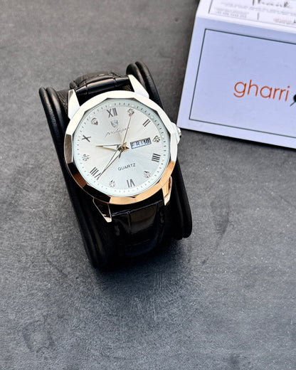 Poedagar OctaPrime series - High Grade Leather Strap - Ultra Premium Finish
