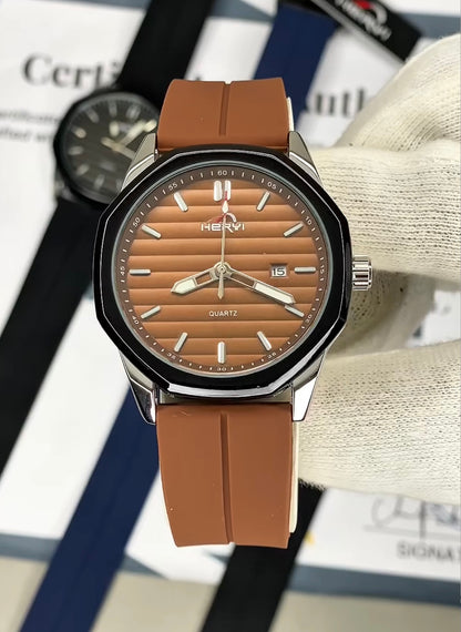 Octa Brown- Ultra Comfortable & Durable Straps - High Quality Magnet Lock