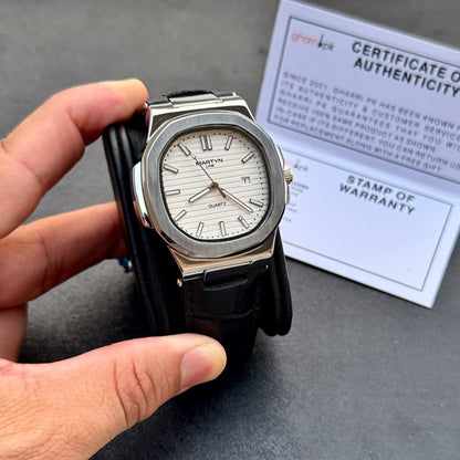 Premium MARTYN Master Lock Edition - Metal Body - High Grade Leather straps