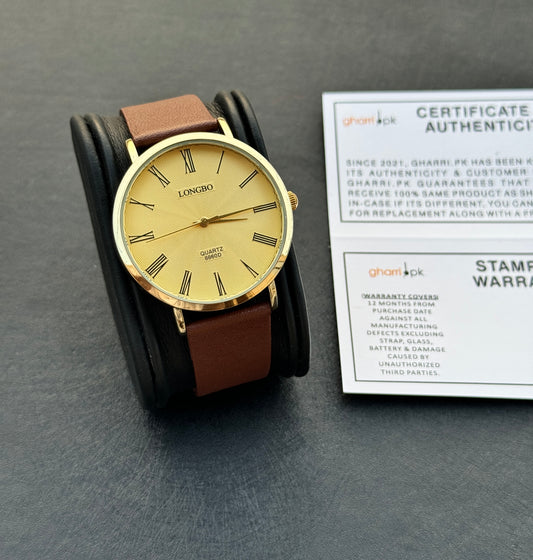 Latest LONGBO Series with Additional Pair of Strap - Solid Edition - 2025010