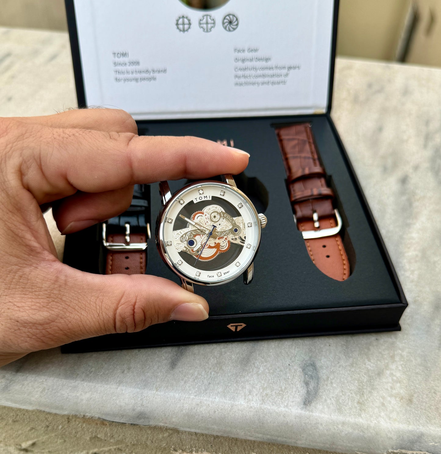 TOMI FaceGear - Skeleton Edition - Dual Strap
