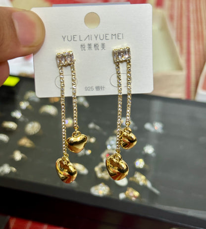 Heart Felt Long Stylish Earring