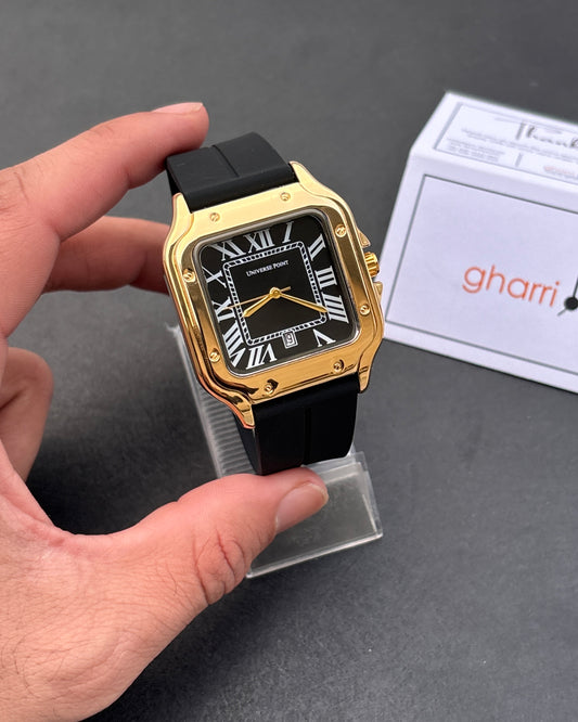 Retro Roman - With Date- Limited Edition Magnet Strap series - High Quality Ultra Comfortable Straps & Finish