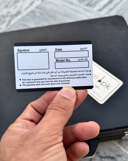 Roman Square - Natural Titanium - Premium Grade Series - Solid Chain & Lock