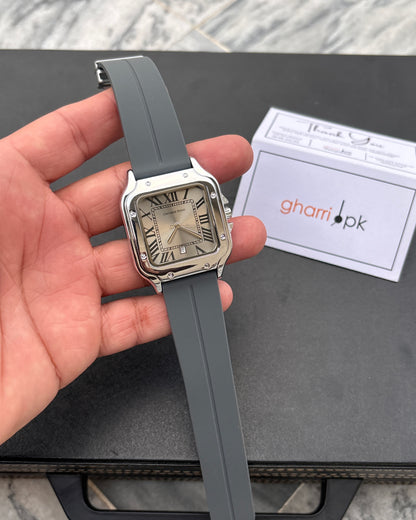 Retro Roman - With Date- Limited Edition Magnet Strap series - High Quality Ultra Comfortable Straps & Finish