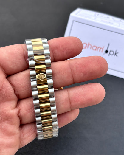 Luxury Oyster Edition - RLX Series - Heavy & Composed Chain - Crystal Finish