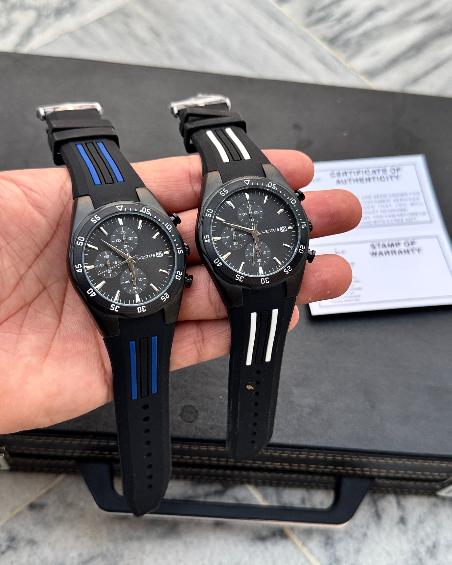 Westchi Apex model - Full Chronograph Series - Durable & Comfortable Straps
