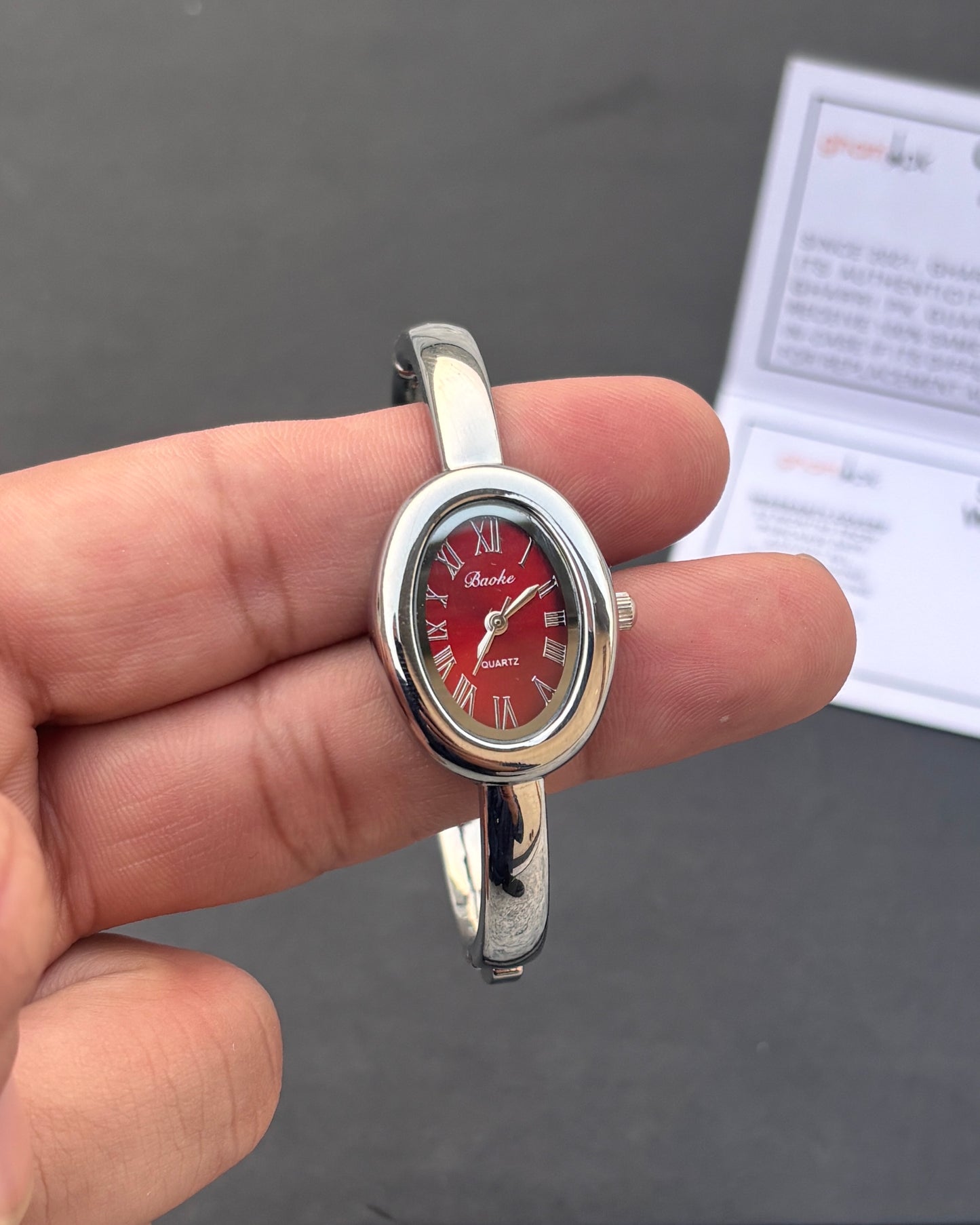 Seraphine Red Emerald – Exclusive bracelet watch Edition - High Grade Quality - Stainless Steel