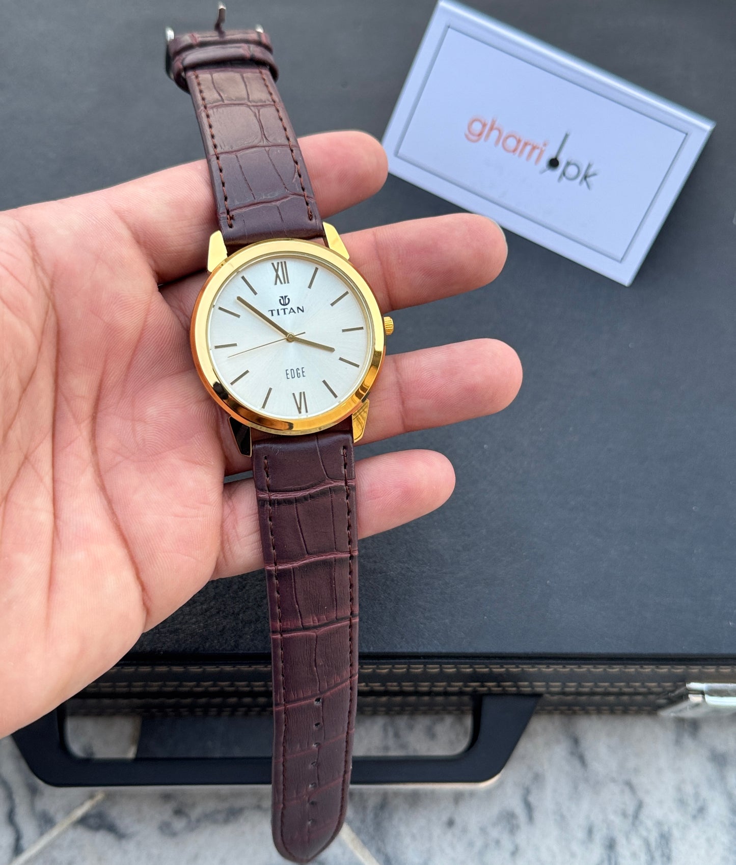 TITAN - Crystal Finish Dial - Durable Straps - With additional set of Straps