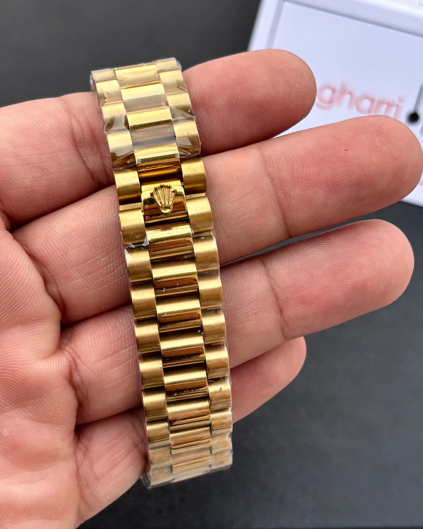 Luxury Oyster Edition - RLX Series - Heavy & Composed Chain - Crystal Finish