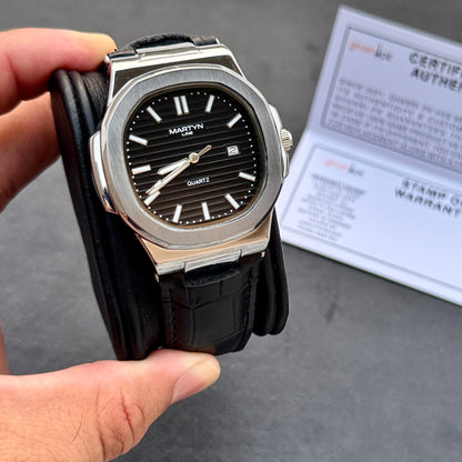 Premium MARTYN Master Lock Edition - Metal Body - High Grade Leather straps