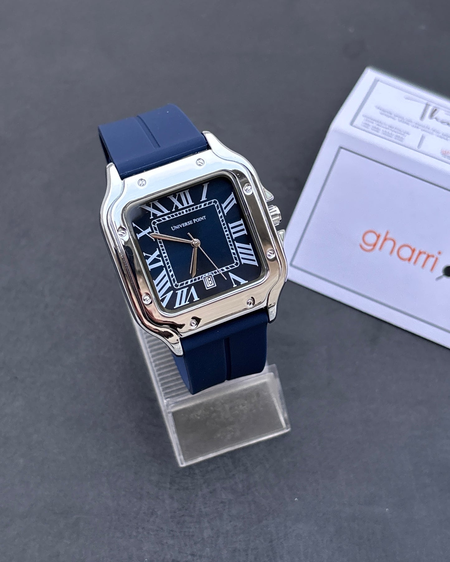 Retro Roman - With Date- Limited Edition Magnet Strap series - High Quality Ultra Comfortable Straps & Finish